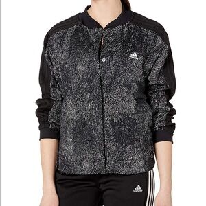 adidas Black and Gray Bomber Jacket